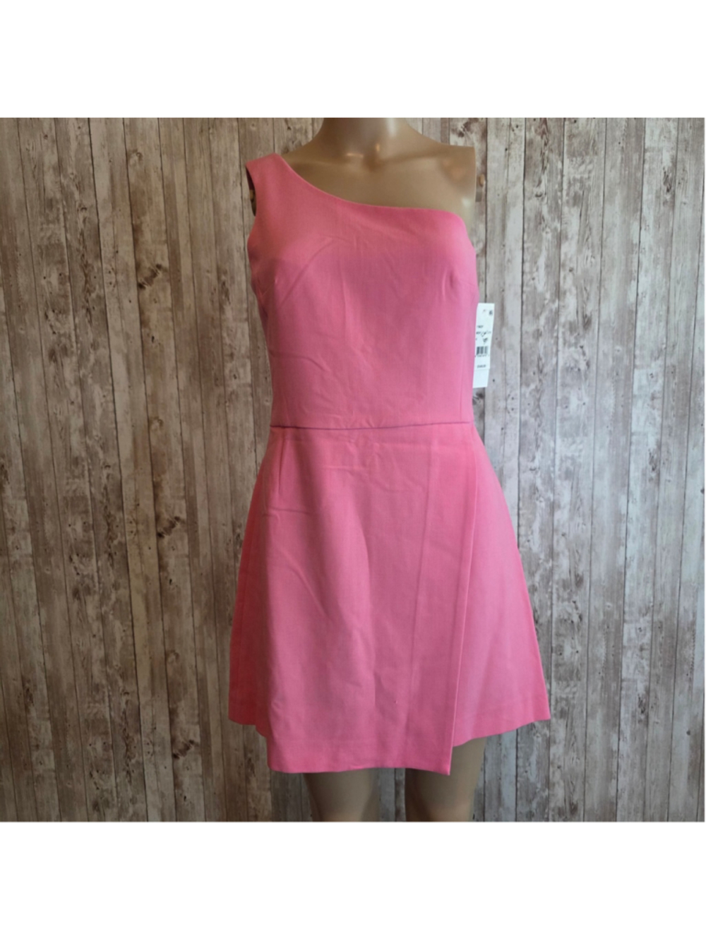 Women's French Connection One Shoulder Dress Pink Size 6